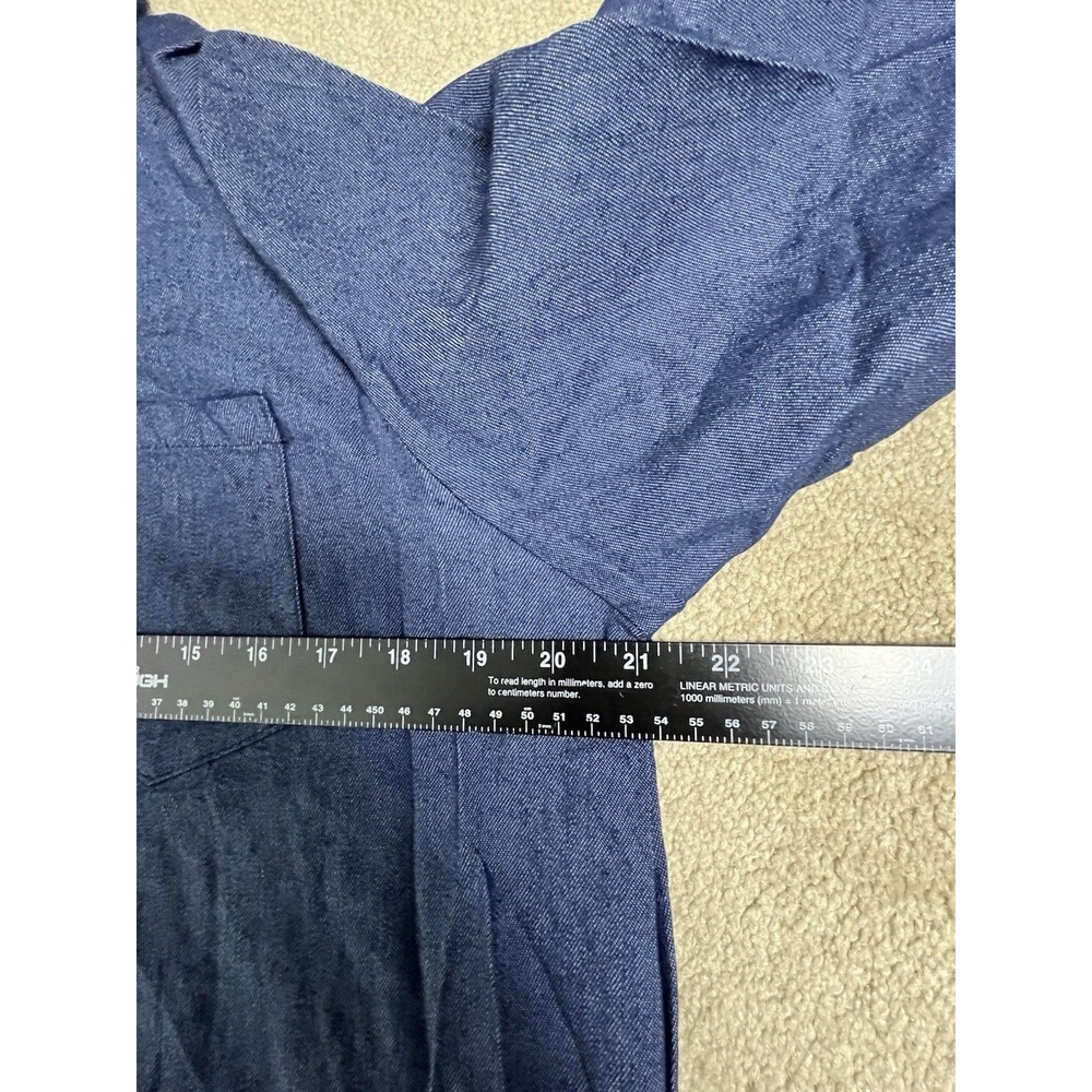 NWT Vonda‎ Women’s Size XL Maxi Dress Denim Blue Boho Beach Party - Picture 9 of 14